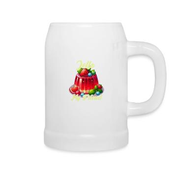 Jello, mein Freund! - Bierkrug - Weiß - Rechts