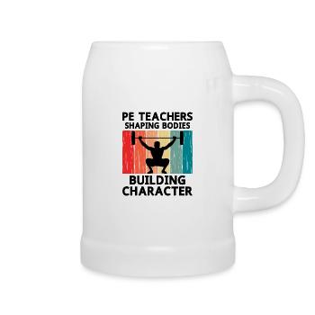 Sportlehrer Sportlehrer Schullehrer Schule Spor - Bierkrug - Weiß - Rechts
