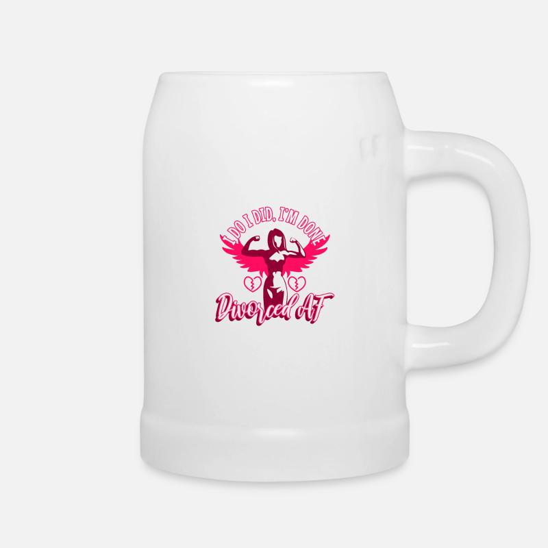 I Do I Did I'm Done - Bierkrug - Weiß