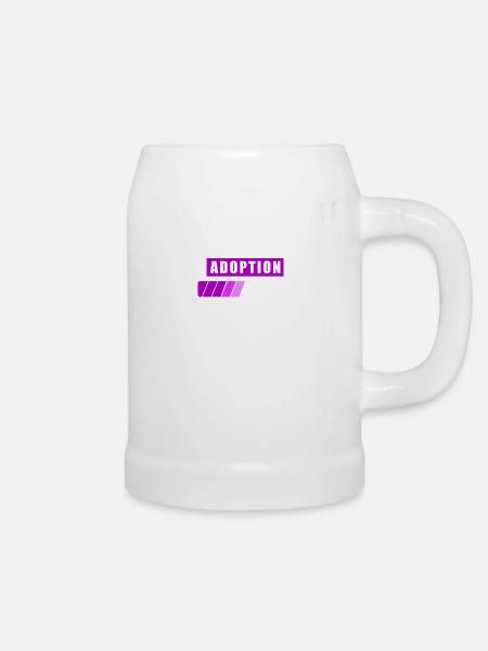 Adoption Laden - Bierkrug - Weiß