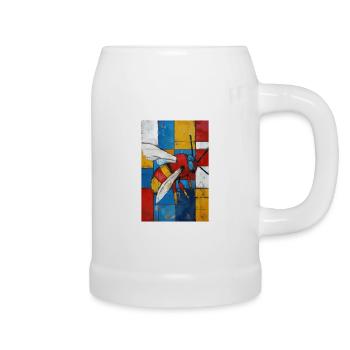 Bee - Beer Mug - white - Right