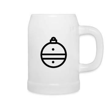 Christmas Ball - Beer Mug - white - Right