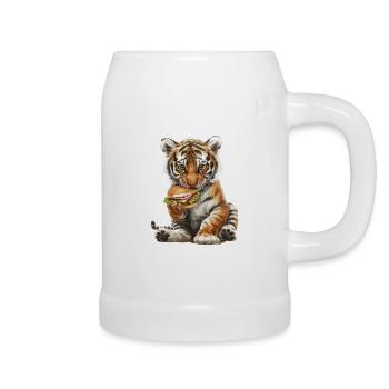 Tiger - Beer Mug - white - Right