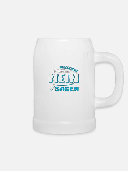 NEIN SAGEN - Bierkrug - Weiß