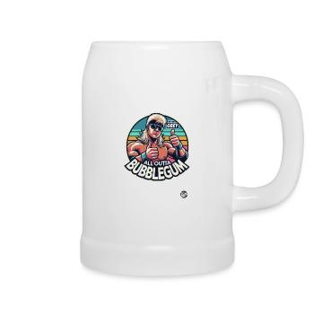 Never Obey, All Outta Bubblegum - Beer Mug - white - Right