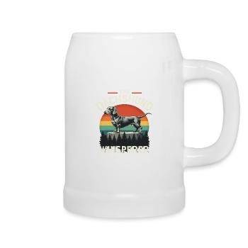 DER DACKEL - Bierkrug - Weiß - Rechts