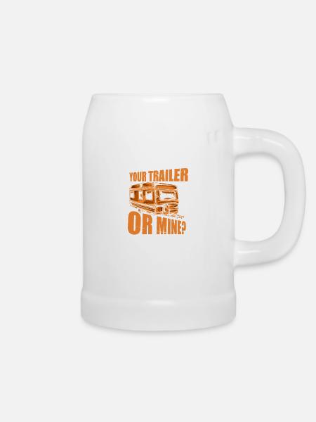Ihr Anhänger Oder Meiner - Bierkrug - Weiß