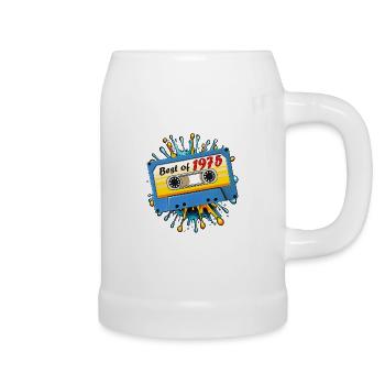 1975 MUSIKKASETTE BEST OF - Bierkrug - Weiß - Rechts