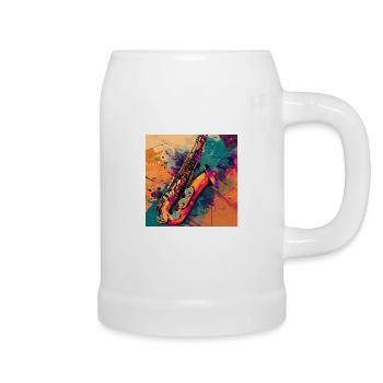 Saxophone - Beer Mug - white - Right