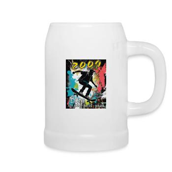2009 SKAETER Born in the best year - Beer Mug - white - Right