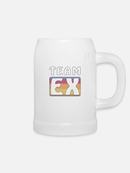 TEAM EX - Bierkrug - Weiß