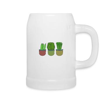 Garden Vegetable Hobby Gardener Cook Cooks Cook - Beer Mug - white - Right