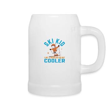 Ski Kid - Beer Mug - white - Right