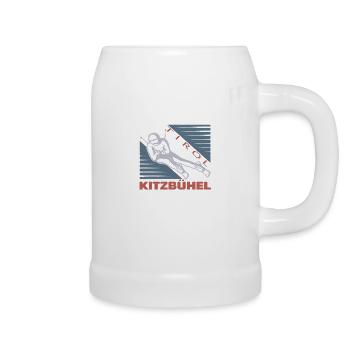 Kitzbühel Skifahren Tirol Design Kitzbühel Skiing - Beer Mug - white - Right