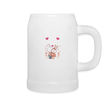 No Bunny - Bierkrug - Weiß - Rechts
