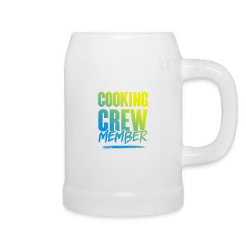 Équipe de cuisine - Chope en céramique - blanc - Droite