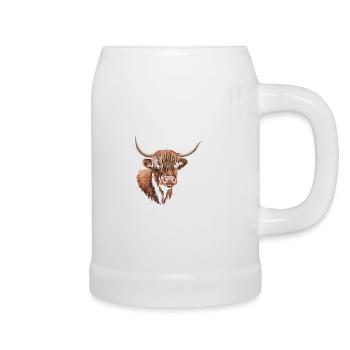 Just a Girl Who Loves Highland Cows - Bierkrug - Weiß - Rechts