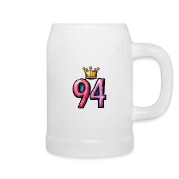 94 Number Crown - Beer Mug - white - Right