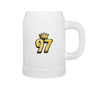 97 Number Krone - Beer Mug - white - Right