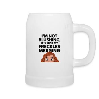 Cheveux roux Rousse Irlandaise Rousse - Chope en céramique - blanc - Droite