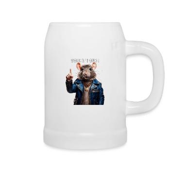 RAT'S WORD OF HONOR - Beer Mug - white - Right