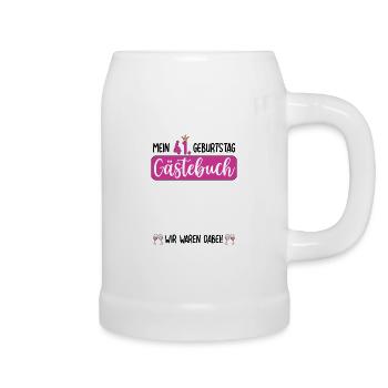 Frauen 41. Geburtstag Unterschreiben für Gäste - Bierkrug - Weiß - Rechts