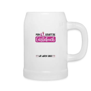 Frauen 47. Geburtstag Unterschreiben für Gäste - Bierkrug - Weiß - Rechts