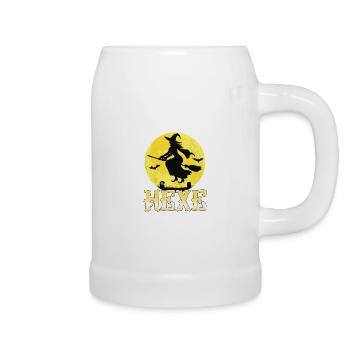 I'm a witch, I'm allowed to do that - Beer Mug - white - Right