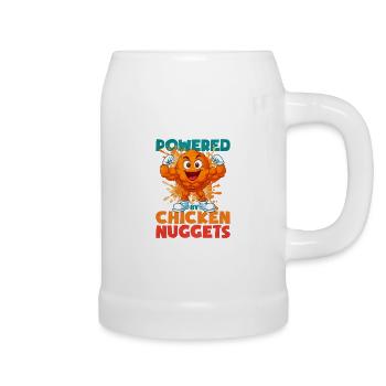 Chicken Nugget - Bierkrug - Weiß - Rechts