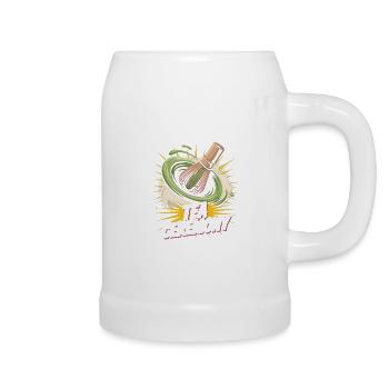 Cérémonie du thé Culture pop Esthétique japonaise - Chope en céramique - blanc - Droite