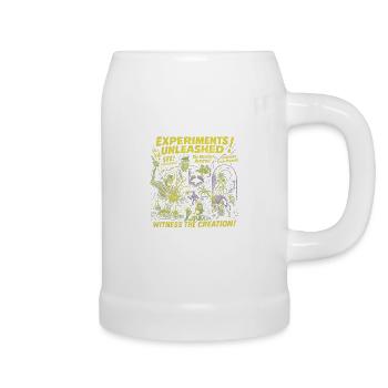 Experiments Unleashed Lab Movie Poster Halloween - Beer Mug - white - Right
