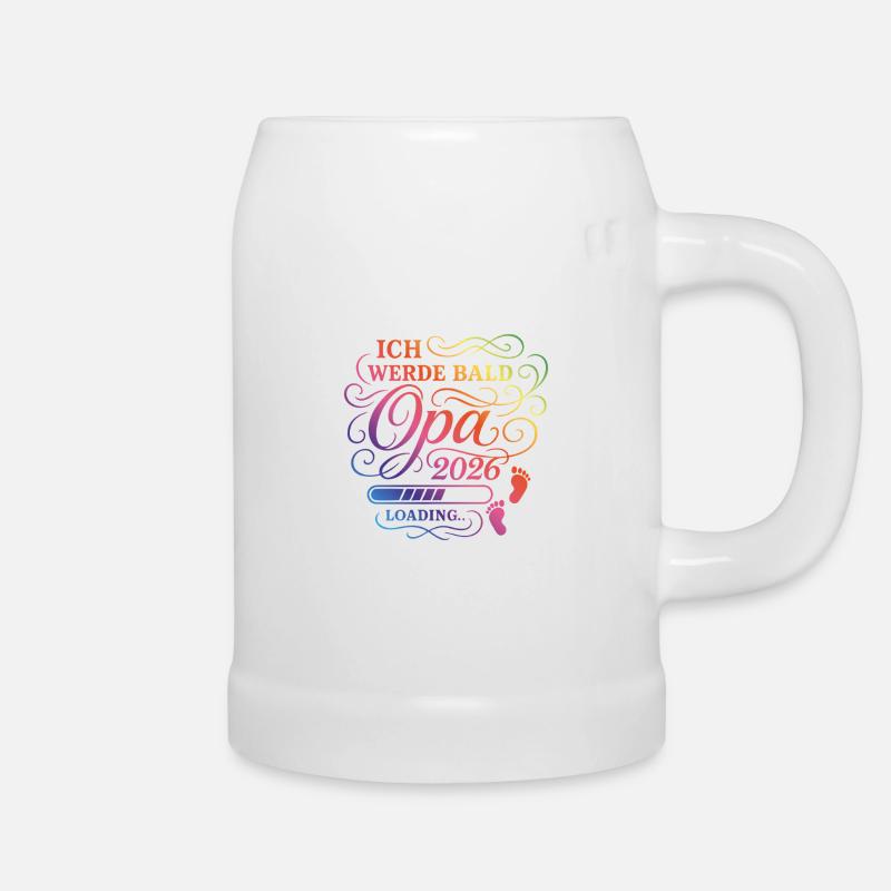 I'm going to be a grandpa soon 2026 - Beer Mug - white