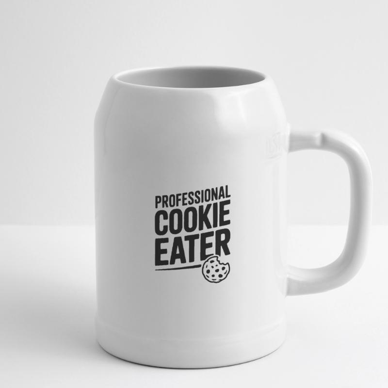 Professional Cookie Eater Beer Mug