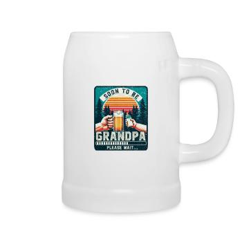 Werdender Opa loading zukünftiger Großvater - Bierkrug - Weiß - Rechts