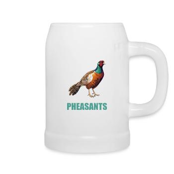 Pheasants Pheasant - Beer Mug - white - Right