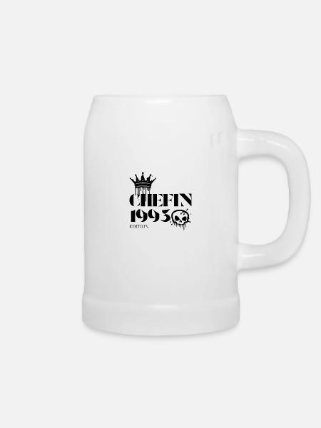 Chefin Edition 1993 Powerfrau 32 Jahre - Bierkrug - Weiß