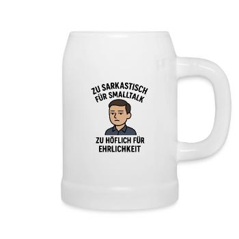 Sarcastic - Polite - Beer Mug - white - Right