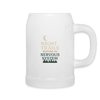 Neurodivergent introvert - Beer Mug - white - Right