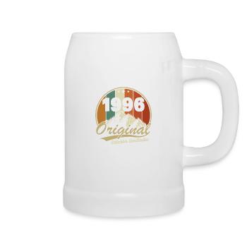 1996 Vintage Retro Birthday Gift - Beer Mug - white - Right