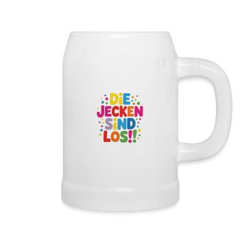 Jecken Karneval Kostüm  - Bierkrug - Weiß - Rechts
