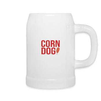 Corn dog - Beer Mug - white - Right