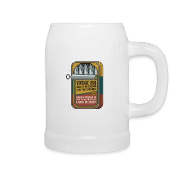 Vintage 1976 Sardines Retro - Beer Mug - white - Right