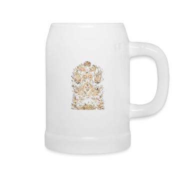 Lucha Libre Luchador - Chope en céramique - blanc - Droite