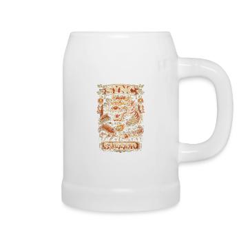 Dragon Dance Drachentanz Sync Or Suffer - Beer Mug - white - Right