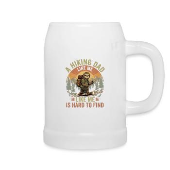 Aventure de Papa Paresseux en randonnée - Chope en céramique - blanc - Droite