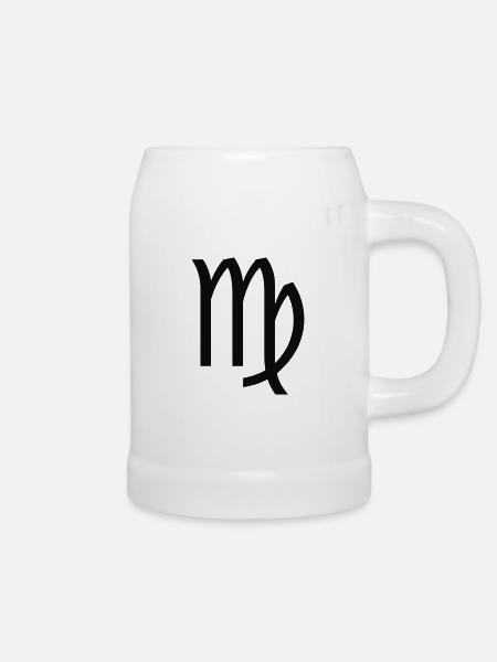 virgo / jungfrau - Bierkrug - Weiß