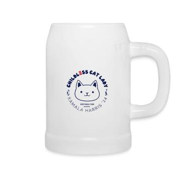 Childless Cat Lady Social Club Outfit - Beer Mug - white - Right