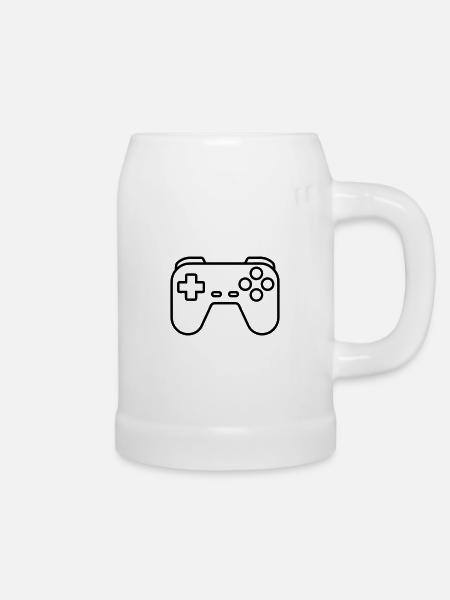 Controller für Videospiele - Bierkrug - Weiß