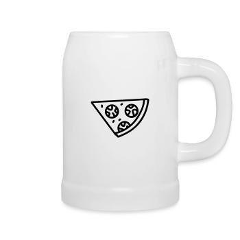 Pizza slice - Beer Mug - white - Right