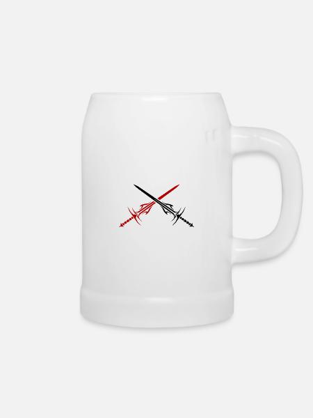 Schwert Element - Bierkrug - Weiß